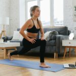 Woman exercising and showing How to Start Exercising