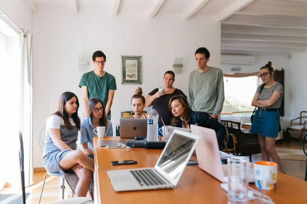 group of people in an office representing how to find motivation at work